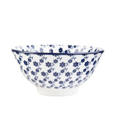 Homla Navia Navy Blue Bowl w flowers 15cm